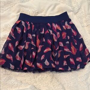 Sonoma Bubble Mini Skort Blue Pink Pleated